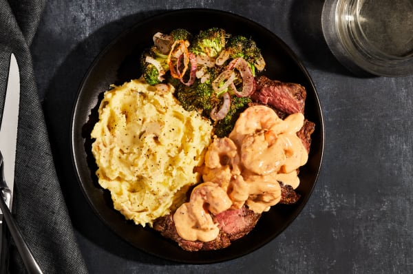 Shrimp and best sale mashed potatoes