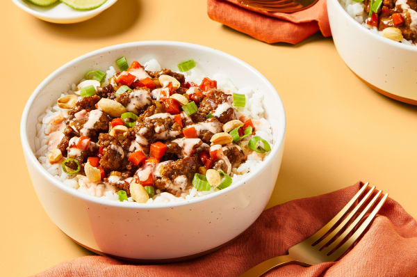 Sweet Chili Turkey Rice Bowls