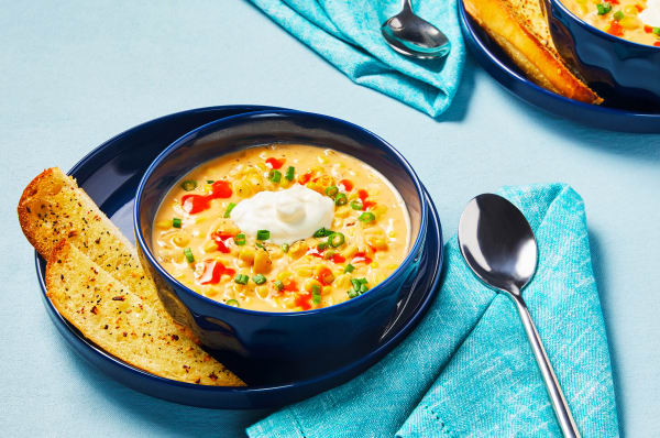 Corn bisque on sale