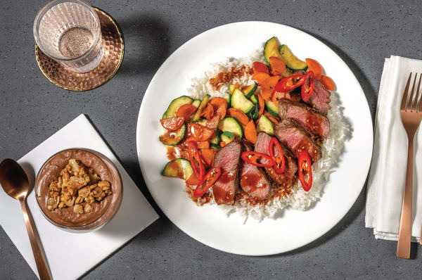 Sweet Sticky Asian BBQ Beef for Dinner