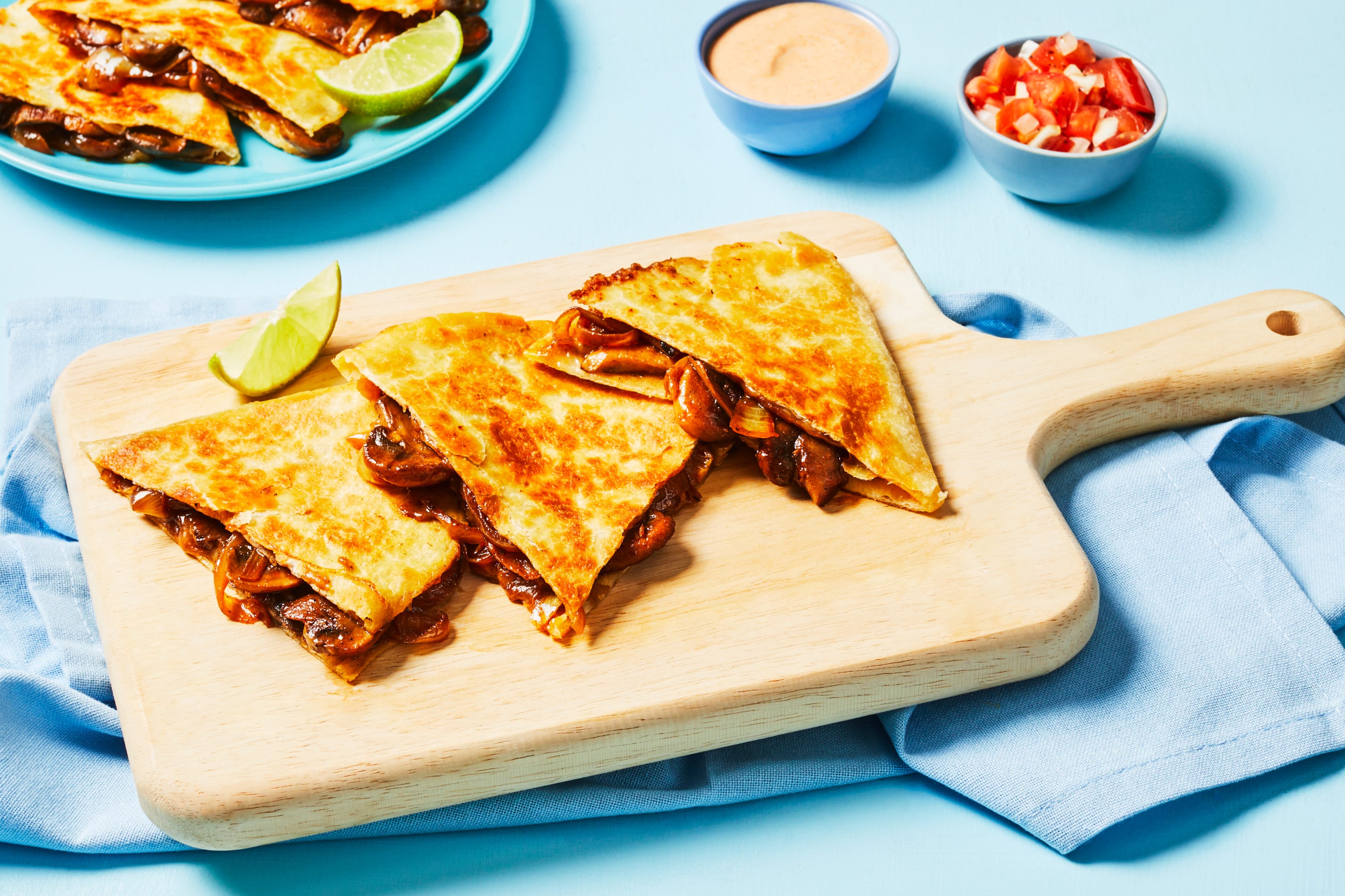 The Best Cheese & Onion Quesadillas - Feels Like Home™