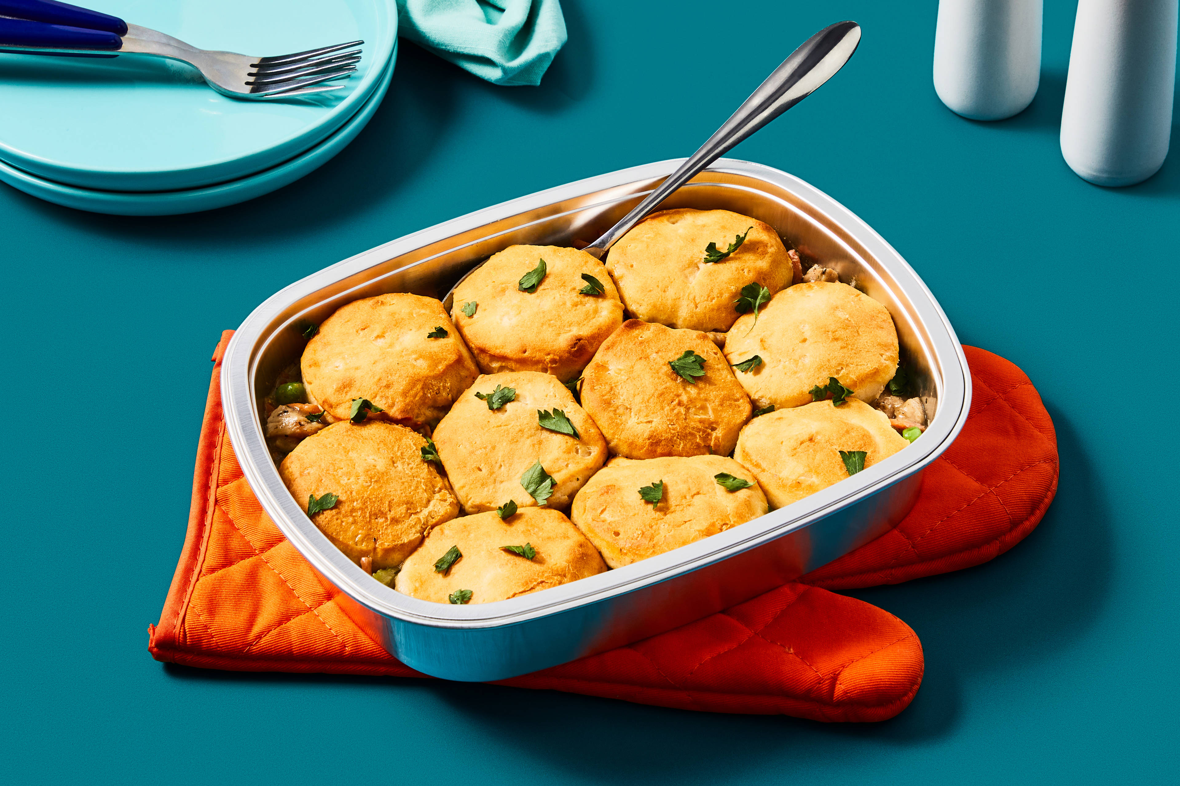 Crescent Dough Chicken Pot Pie Casserole For Two Chicken And